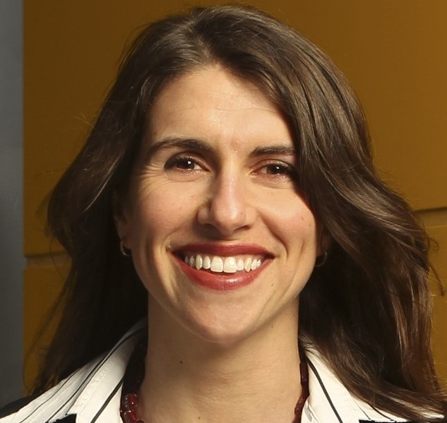 Head shot of smiling woman